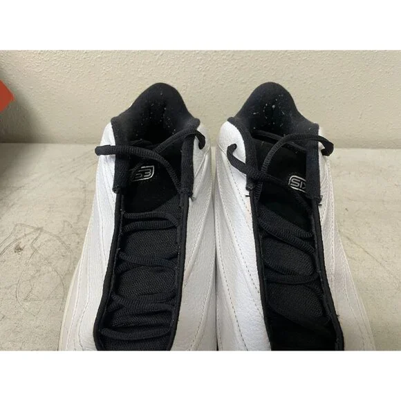 1999 Vintage Nike Wheresyagame White Black 13 Leather Basketball Shoes